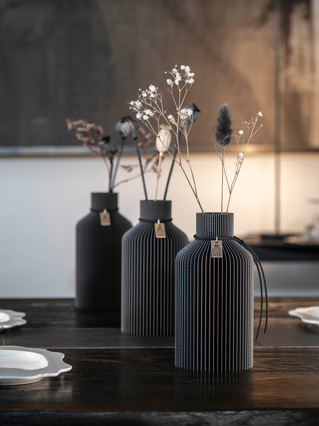 Tischvase Pure 3er Set
