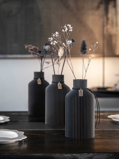 Tischvase Pure 3er Set
