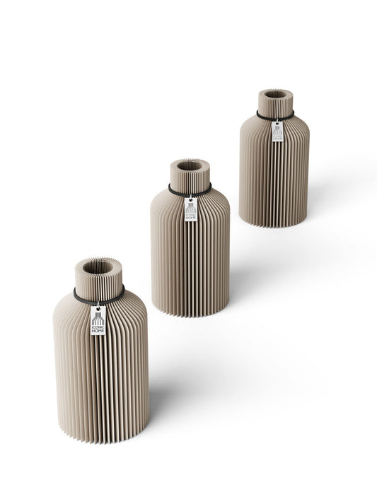 Tischvase Pure 3er Set