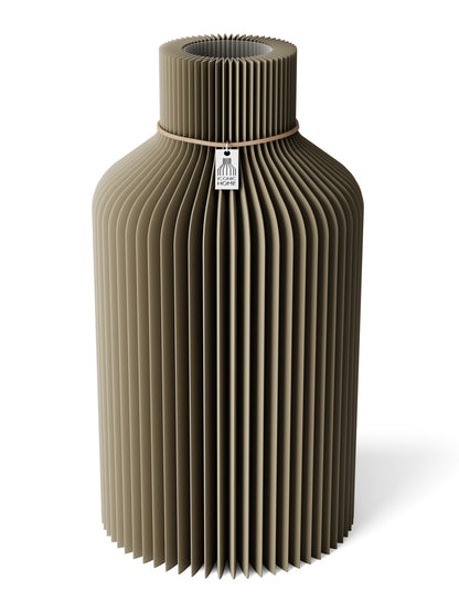Vase Pure Mystic Mud 35 cm ICONIC HOME Naturfarbenes Band