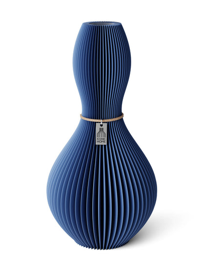Vase Shape Sea Blue 32 cm ICONIC HOME