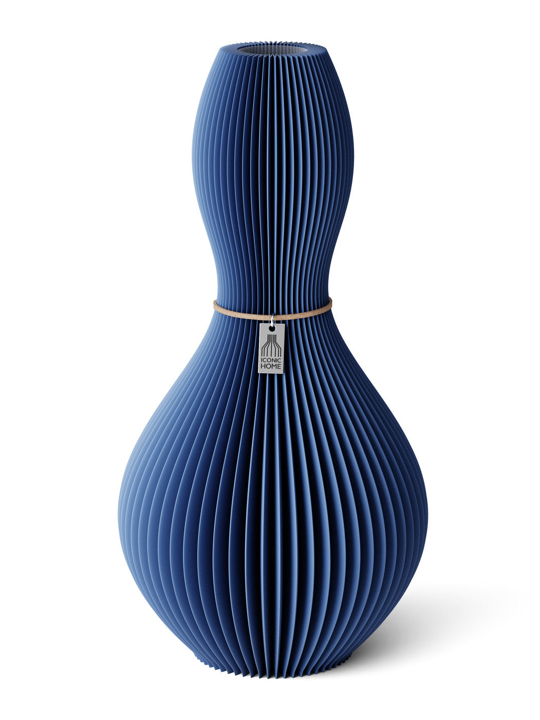 Vase Shape Sea Blue 38 cm ICONIC HOME