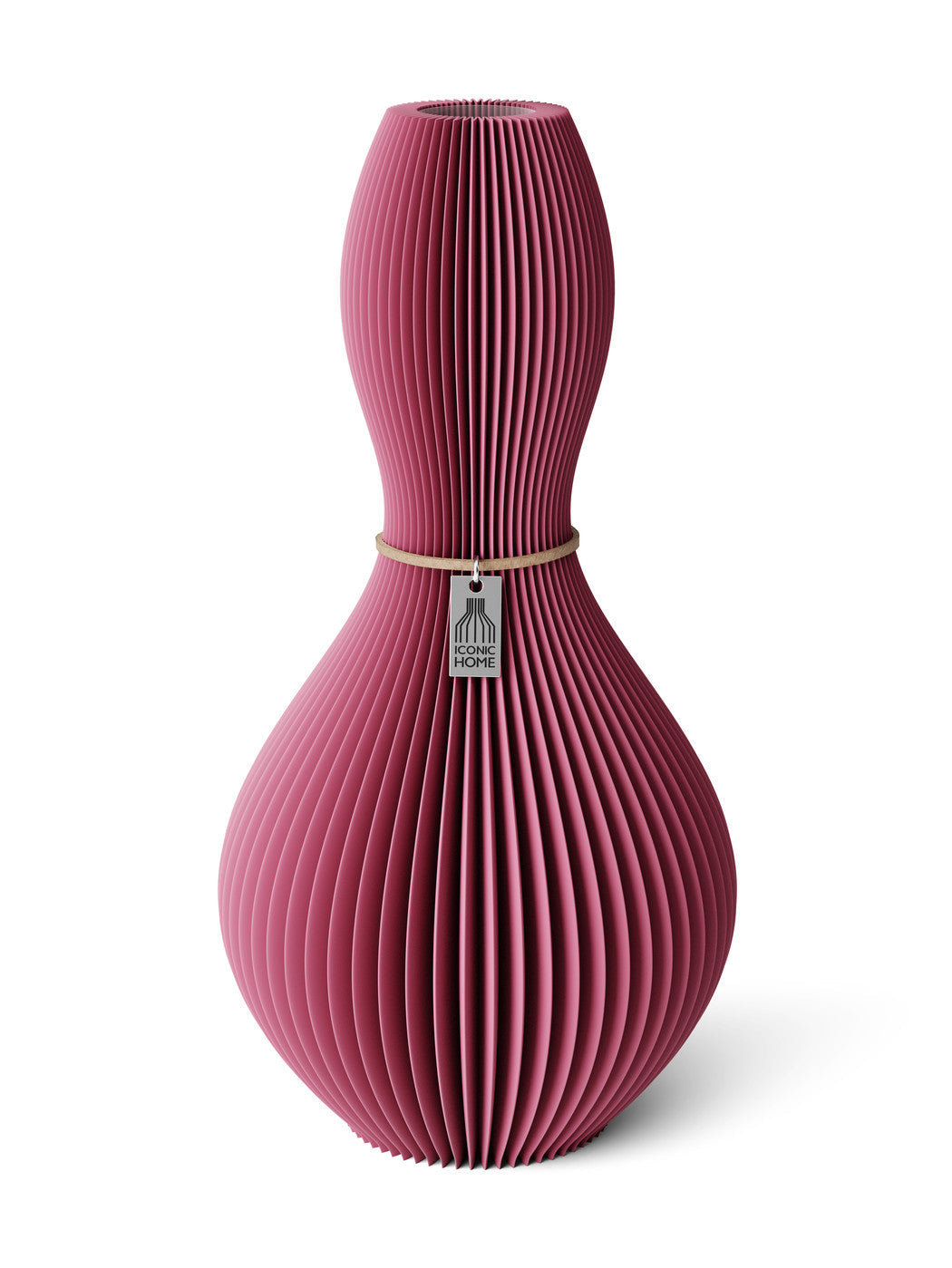 Vase Shape Soft Berry 32 cm ICONIC HOME