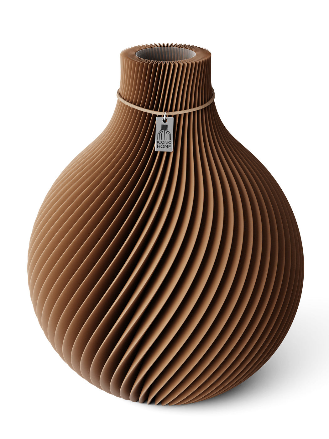 Vase Sphere Choco Brown 32 cm ICONIC HOME
