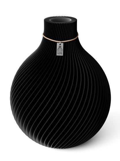 Vase Sphere Deep Black 32 cm ICONIC HOME