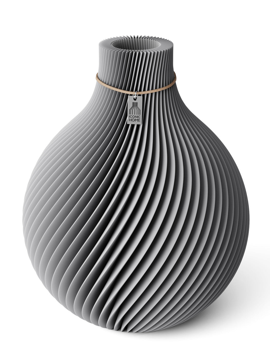 Vase Sphere Dreamy Gray 32 cm ICONIC HOME