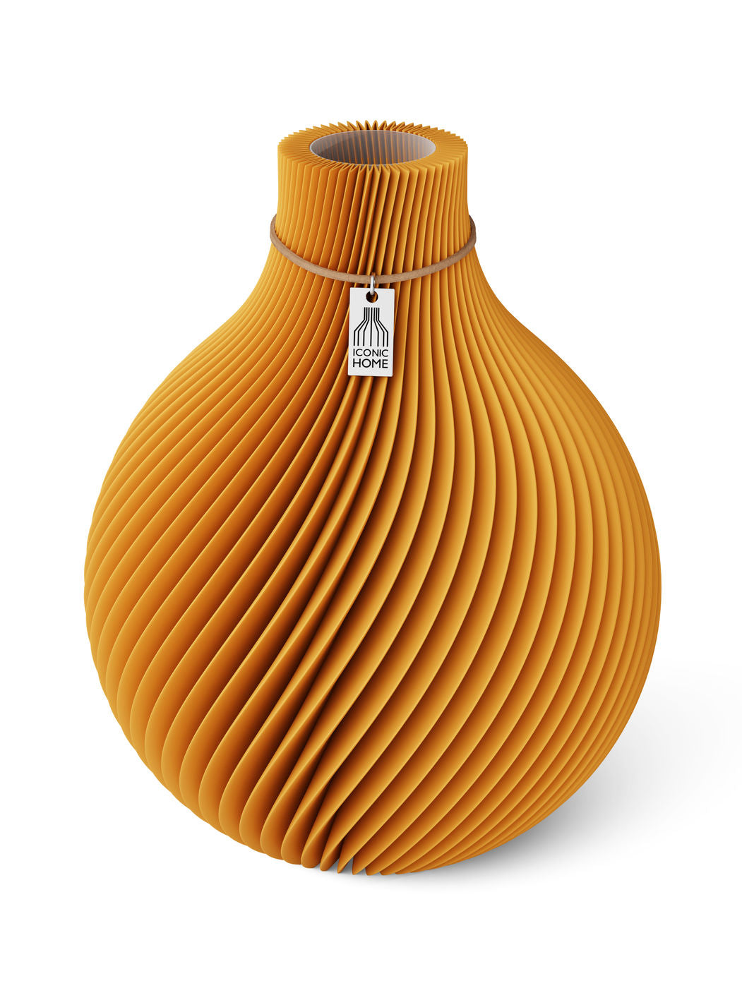Vase Sphere Golden Sunrise 26 cm ICONIC HOME