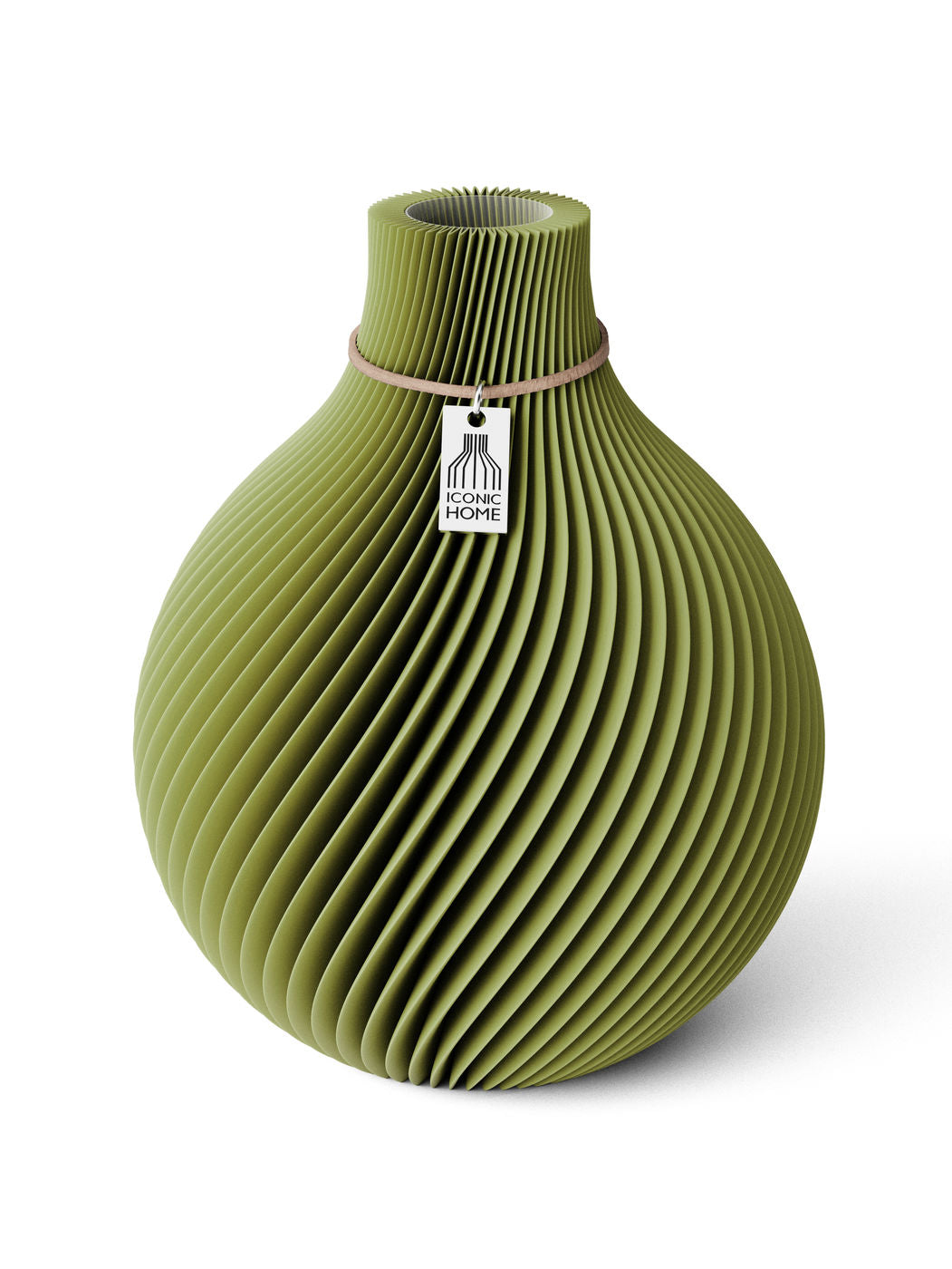 ICONIC HOME Vase Sphere Matcha Green 20 cm