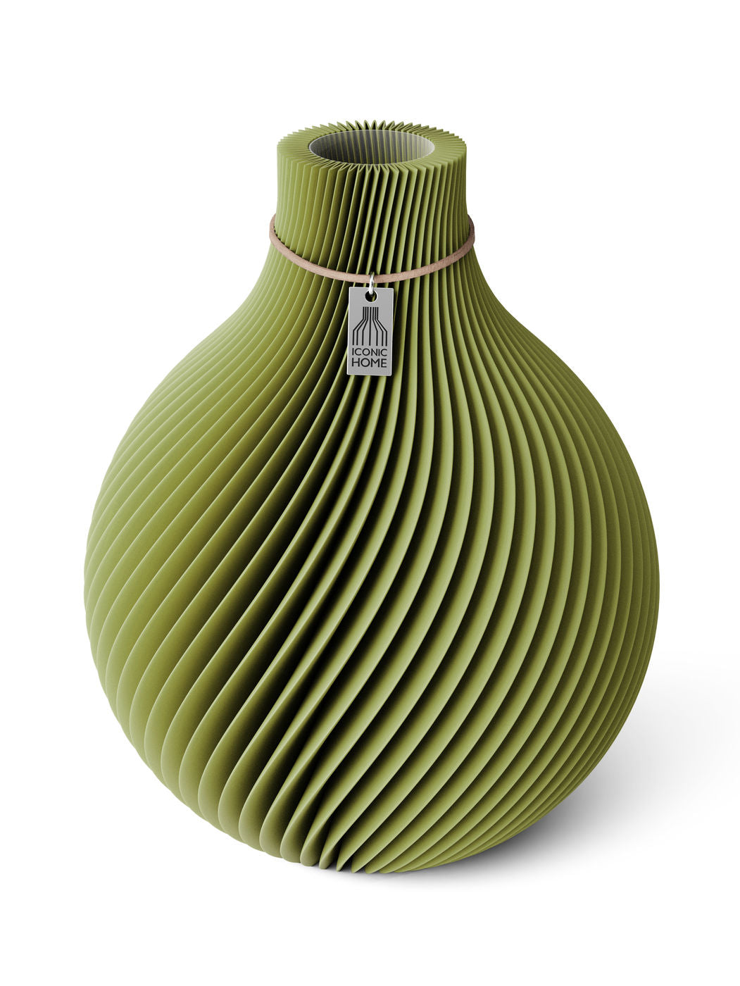 ICONIC HOME Vase Sphere Matcha Green 26 cm