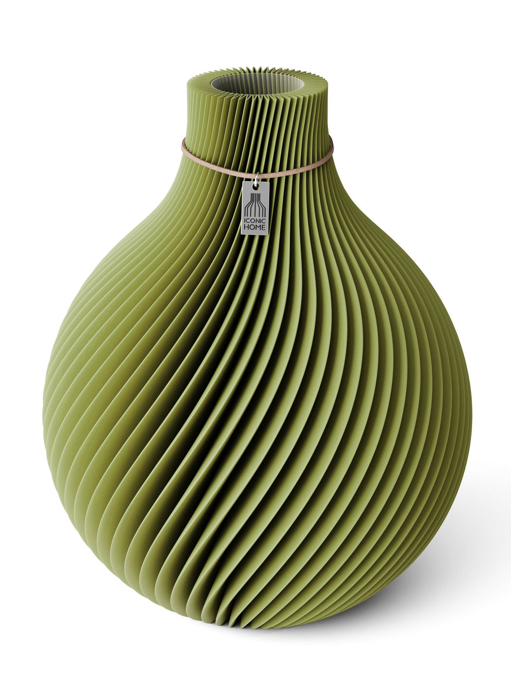 ICONIC HOME Vase Sphere Matcha Green 32 cm