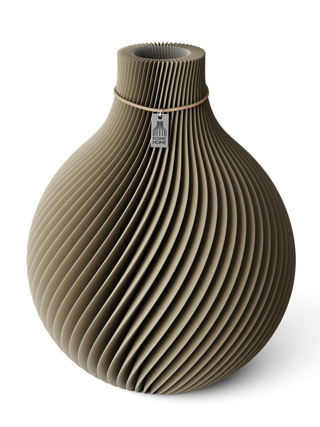 Vase Sphere Mystic Mud 32 cm ICONIC HOME