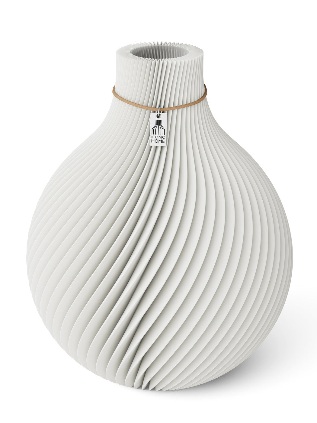 Vase Sphere Pure White 32 cm ICONIC HOME