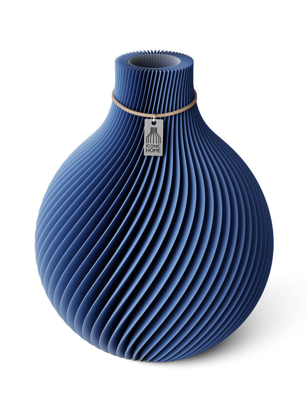 Vase Sphere Sea Blue 26 cm ICONIC HOME
