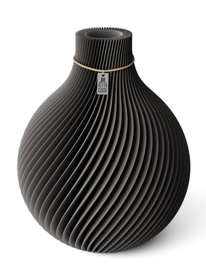Vase Sphere Shadow Gray 32 cm ICONIC HOME