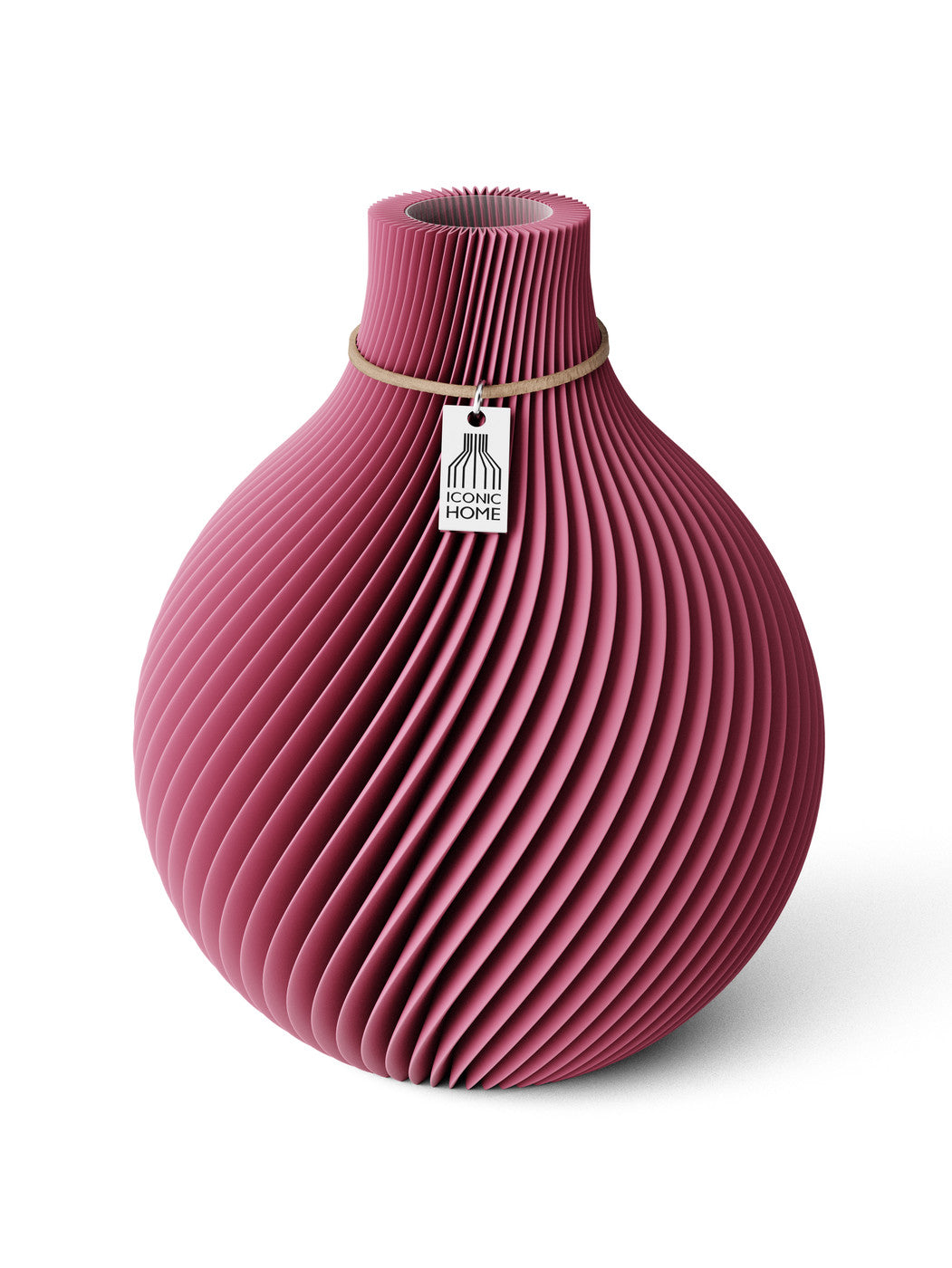 Vase Sphere Soft Berry 20 cm ICONIC HOME