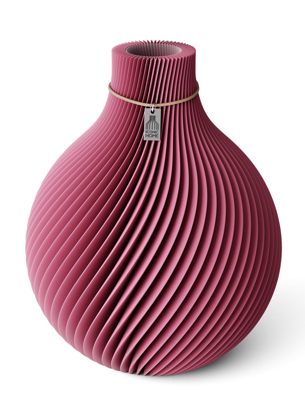 Vase Sphere Soft Berry 32 cm ICONIC HOME