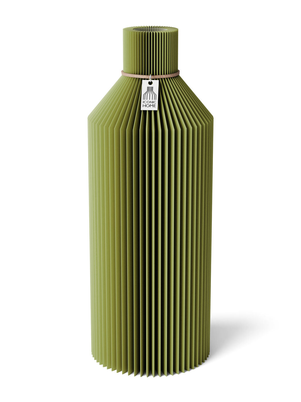 ICONIC HOME Vase Straight Matcha Green 32 cm