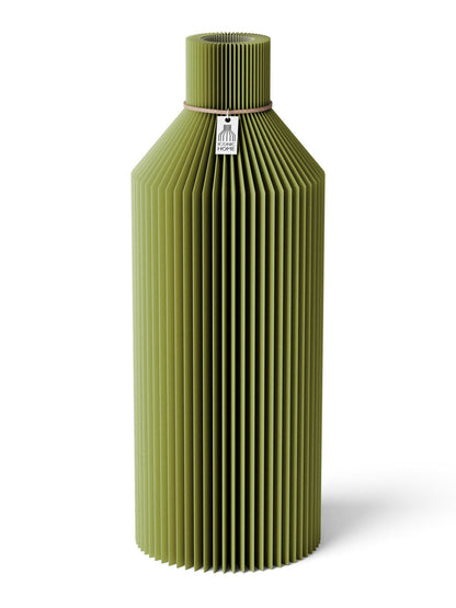 ICONIC HOME Vase Straight Matcha Green 38 cm