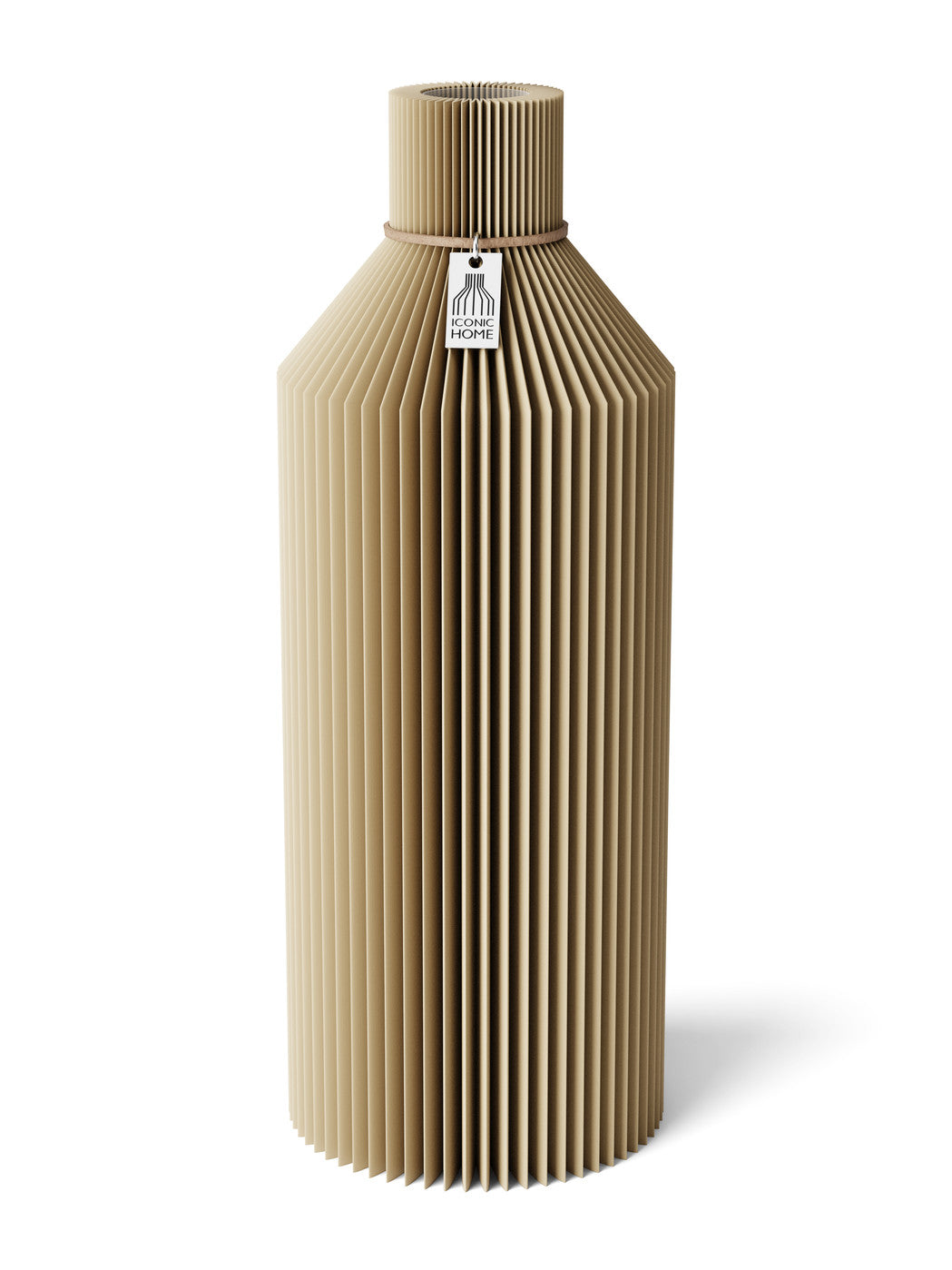Vase Straight Natural Oak 32 cm ICONIC HOME Naturfarbenes Band