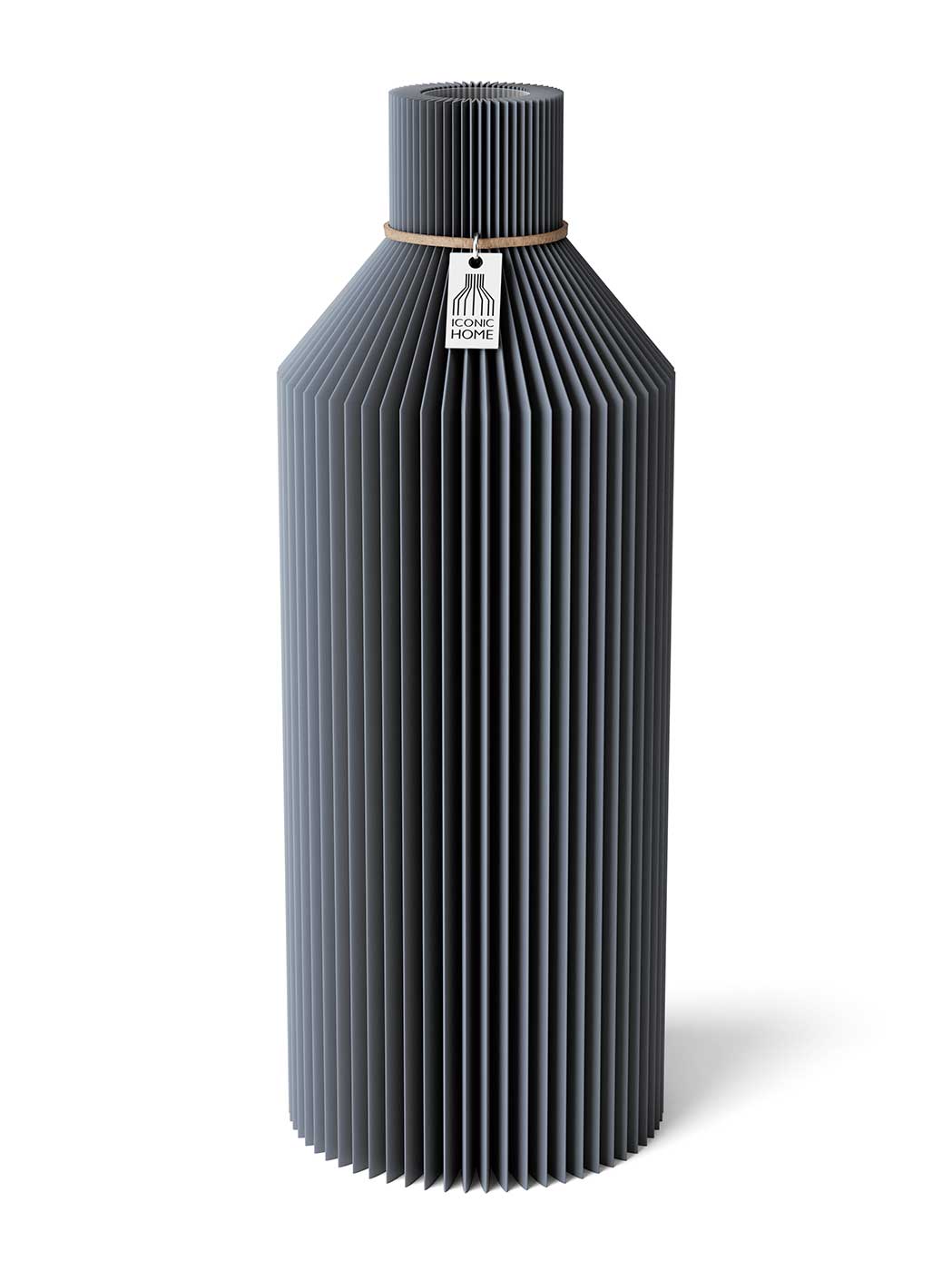 Vase Shape Shadow Gray 32 cm ICONIC HOME