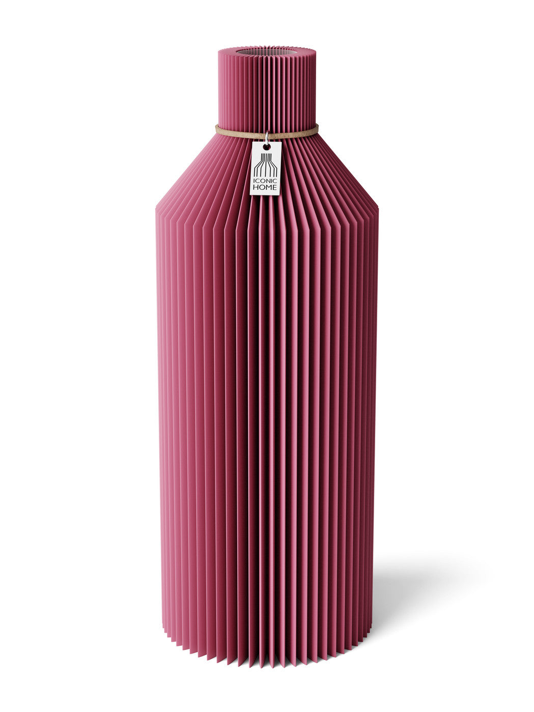 Vase Straight Soft Berry 32 cm ICONIC HOME