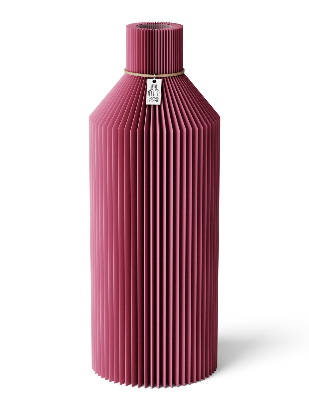 Vase Straight Soft Berry 38 cm ICONIC HOME