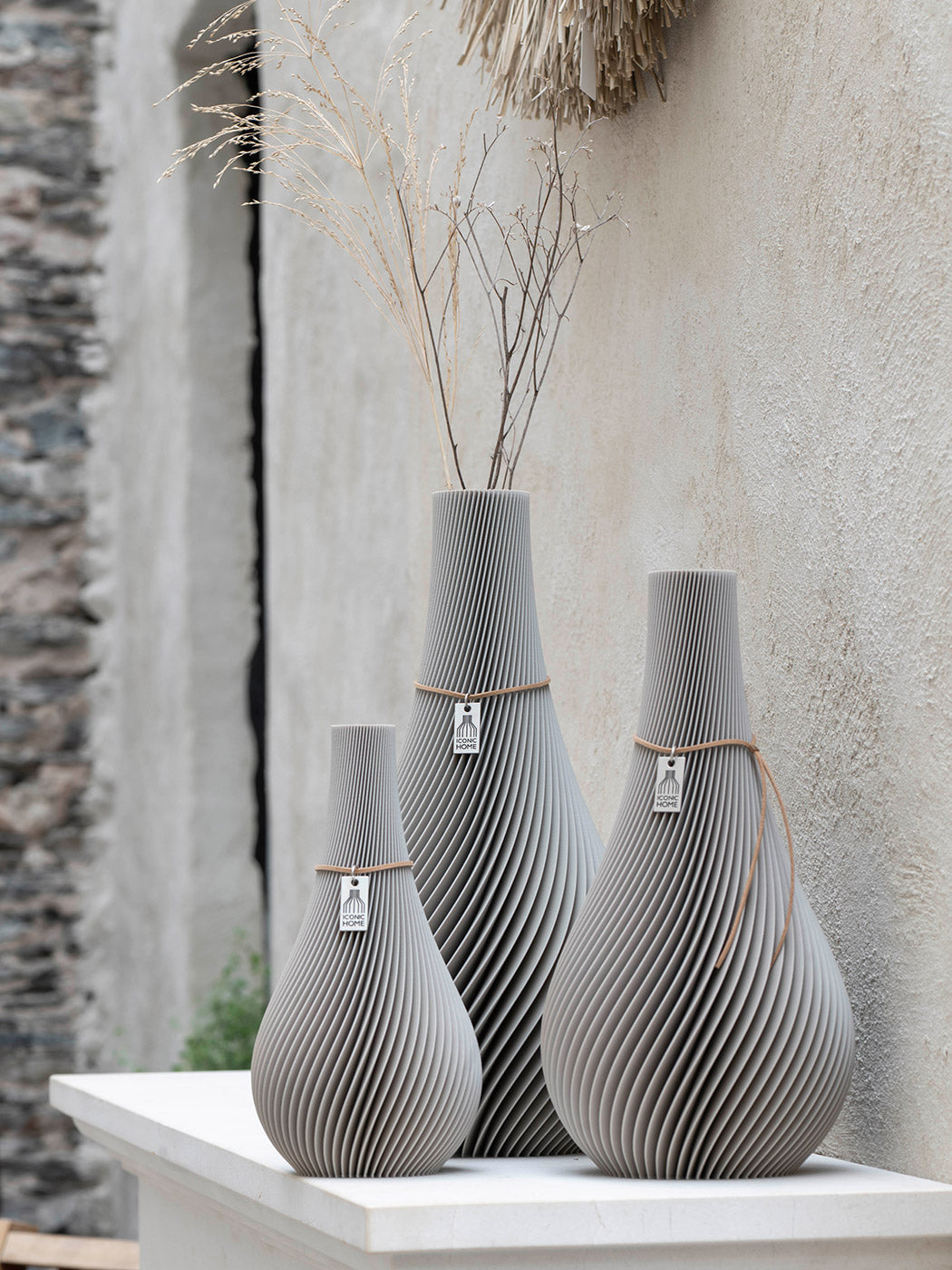 Vase Twist 3er Set