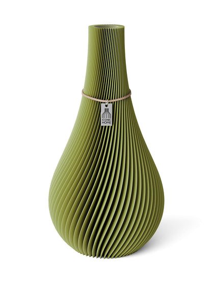 ICONIC HOME Vase Twist Matcha Green 32 cm