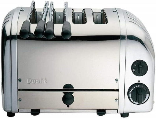 Dualit Kombi-Toaster 42174 Edelstahl 4 Schlitze, 2,2 kW/230V | 4 Schlitze | Edelstahl | 80 Scheiben pro Stunde, L139 1